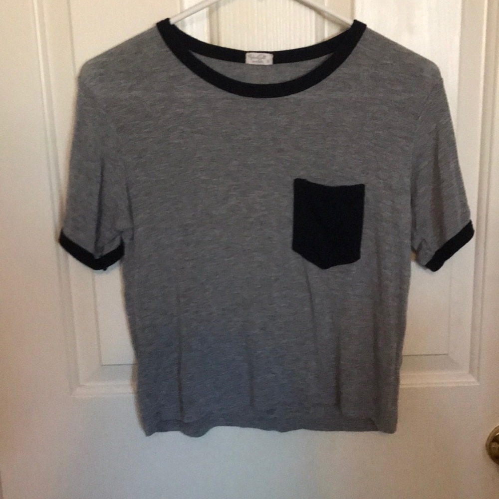 Brandy Melville Gray Top